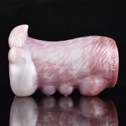 Dog Vagina Anal Double Channel Sex Doll Silicone Masturbator Male Sex Fantasy Erotic Doll Big Penis Trainer Toy Sex for Man 18