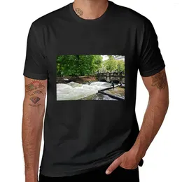 Men's Polos River Surfing In Munich T-Shirt Edition Sweat Cute Clothes Plain Black T Shirts Men