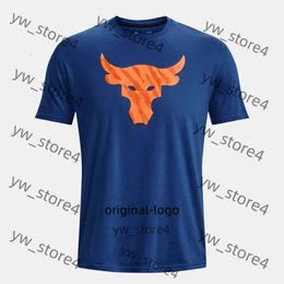 Mens Tshirts Project Rock Brahma Bull Tshirt Sıradan Moda Sokak Giyim Kadınlar Spor Giyim Yüksek Kaliteli Kısa Kollu Boyut XS 6XL Yaz 4abe