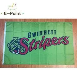 MiLB Gwinnett Stripers Flag 35ft 90cm150cm Polyester Banner decoration flying home garden Festive gifts4020405