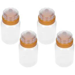 Storage Bottles 4 Pcs Honey Bottle Terrarium Tank Syrup Container Jar Plastic The Pet Sealing