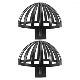 Decorative Plates 2 Pcs Hat Display Stand Stands For Baseball Holder Cap Hollow Wall Rack Plastic Child