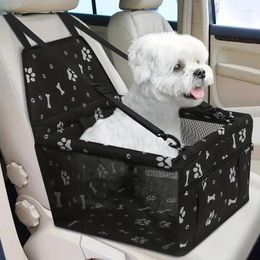 Dog Carrier 1pc Pet Hanging Bag Breathable Mesh Waterproof Car Mat Travel Case