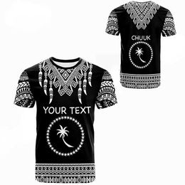 Men's T-Shirts Hot Unique 3D Printed T Shirts Men Women Casual Slves Oversized Tribal Tattoos Fiji Polynesia CHUUK Strtwear Fashion T240522