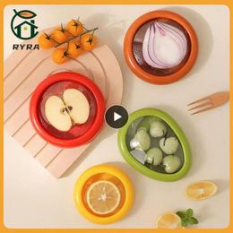 Storage Bottles 1/2PCS Fruit Vegetable Fresh-keeping Cover Avocado Food Box Preservation Seal Kitchen Tools