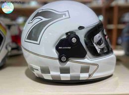 Högstyrka Skydd Arai Motorcykelhjälm Exklusiv butik Toppkvalitet Handla japansk utgåva Neo Lucky No.7 White Helmet med 1to1 Real Logo