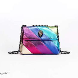 Kurt Geiger Handbag Designer Bag Kurt Geiger Bags Luxurys Handbag Rainbow Bag Leather Women Strap Men Bumbag Travel Crossbody Chain Flap Tote Purse Clutch Bag 923