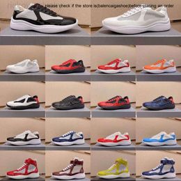 prades shoes Cup Women Men shoes Americas With Box Shoes XL Patent Leather Flat Trainers Black White Mesh Breathable Casual Outdoor Walking Sneakers Size 35-46