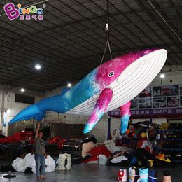 Factory direct sales color whale inflatable model shark whale marine organism ceiling decoration