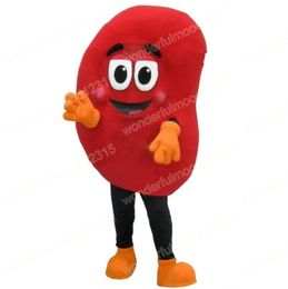 2024 Performance red kidney Mascot Costumes Cartoon Carnival Hallowen Performance Unisex Fancy Games Outfit Outdoor Advertising Outfit Suit