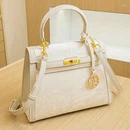 Evening Bags Women's Bag 2024 Chinese Style Design High-end Texture Embroidery Large Capacity One-shoulder Cross-body Handbag