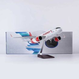 Aircraft Modle 47CM 1/80 Airplane A320NEO A320 NEO Colombia AVIANCA Air Airlines Model Toy Light Wheel Landing Gear Diecast Resin Plane Model Y240522