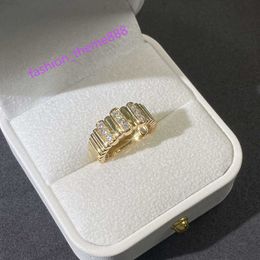 100% Pass Diamond Tester Round Moissanite 18k Solid Yellow Gold Eternity Band Rings for Men