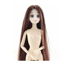 Dolls Adollya BJD Doll 30cm Nude Swinging Ball Union Doll 3D Eyes 1/6 Doll Makeup Beautiful Girl S2452201 S2452201 S2452201