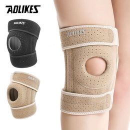 AOLIKES 1PCS Adjustable Brace for Knee Pain with Side Stabilizer Support Women Men & Patella Gel Pads Injury Recovery L2405