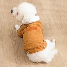 Dog Apparel Autumn Winter Pet Clothing Teddy Small Jacket Adjustable