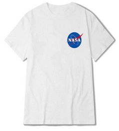NASA space T Shirt Men Fashion Summer Cotton HipHop Tees Brand Clothing women Tops8202185