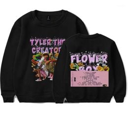 Men's Hoodies & Sweatshirts Tyler The Creator Flower Boy Cat Rap Music Skate Double-sided Print Sweatshirt For Men Women3004250