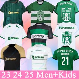 Sporting CP 2023 2024 2025 Lisboa soccer jerseys Lisbon Special COATES MATHIEU Jovane Sarabia Vietto Sporting Clube de football shirt men kids kit maillot THIRD AWAY