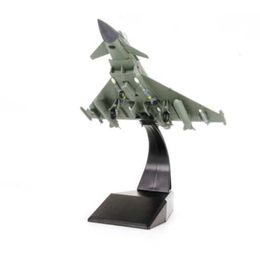Aircraft Modle 1/100 scale Eurofighter Typhoon Fighter plane military aircraft Aeroplane models toy adult children toys for display collection Y240522