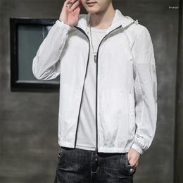 Men's Jackets 2024 Summer Ice Silk Sunscreen Clothing Couple's Long Sleeved Cool And UV Resistant Outdoor Jacket