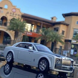Diecast Model Cars 1 24 Rolls-Royce Sweptail Alloy Car Model Diecasts Metal Toy Vehicles Car Model Simulation Collection Sound Light Childrens Gift