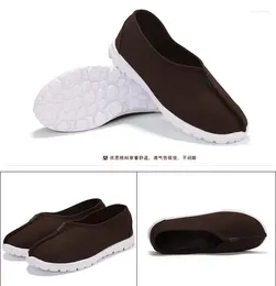 Casual Shoes High Quality EU35-EU46 Spring&Autumn Shaolin Monk Zen Lay Meditation Buddha Qigong Lohan Sneakers Black/gray/yellw/coffee