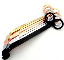 10 Christmas Stainless Steel Candle Wick Trimmer Oil Lamp Trim Scissor Tesoura Cutter Snuffer Tool Hook Clipper 50pcsjer9082899