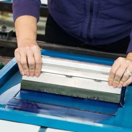 10-50CM Aluminium Screen Printing Squeegee 75 Durometer Inks Scraper for Silk Screen Printing Handle Board Spatulas Tool Parts