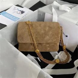 10A Fashion Veet Imitation Gold Coin Shoulder Designer Fashion Bag One Mandarin 2024 Duck Buckle Chain Classic Deer Ccubo