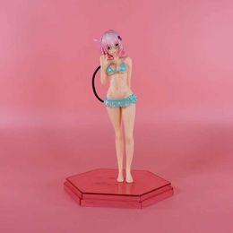 Action Toy Figures 17cm Sexy Girls TO LOVE Figur MUMMY Sexy Swimsuit Standing Pose Statue Kawai Girl Figures PVC Model Collectible Ornament Toy Boy T240521