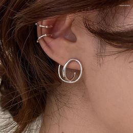 Stud Earrings Arrival Gold Silver Colour Twisted Wave Spiral Circle For Women Fashion Geometric Round Studs Korean Jewellery