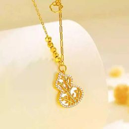 Pendant Necklaces S925 sterling silver gout necklace with simple and luxurious feminine warmth versatility and high-end Chinese neckline d240522