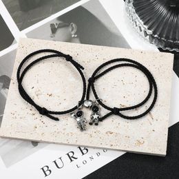 Link Bracelets Cross-border Fashion Brand Astronaut Couple Bracelet Accessories Versatile Valentine Gift