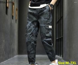 Men's Pants 2024 Trend Streetwear Multi-pockets Camouflage Cargo Casual Joggers Trousers Fashion Harajuku Men Cotton