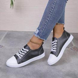 Casual Shoes Women's Low Top 2024 Summer Lace Up Platform For Women Outdoor Sneakers Durable Walking