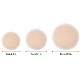 1 Pair Adhesive Silicone Nipple Cover Invisible Reusable Boob Tape For Brown Skin Women Breast Stickers Pasties Chest Covers