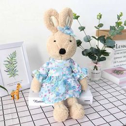 Plush Dolls 1pc 30cm/45cm/60cm/90cm Kawaii Bunny Rabbit Plush Dolls Stuffed Animals Soft Skirt Clothes Hare Toys for Girls Children Gifts H240521 FPDE