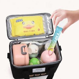 OM0B Diaper Bags Waterproof baby feeding bottle cooler bag thermal insulation mother urine d240522