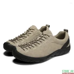 Fitness Shoes 2024 High Quality Mens Hiking Outdoor Low Ankle Hunting Trekking Sneakers Plus Size Suede Leather Men Tourism Travel