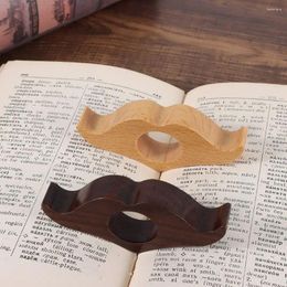 Wooden Thumb Bookmark One Hand Reading Ring Book Support Page Holder Turning Fixed Bookmarks For Tools