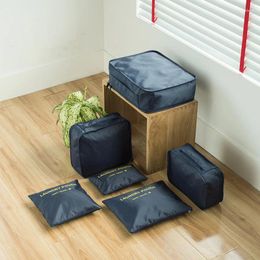 Storage Bags 6 Pieces Set Travel Organiser Suitcase Packing Cases Portable Luggage Clothe Shoe Tidy Pouch