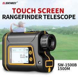 SNDWAY Laser Rangefinder Telescope Hunting Outdoor Professional Golf Range Finder Roulette Tape Measure Distance Metre Monocular