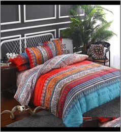 Ethnic Style Bohemian 3D Comforter Bedding Sets Mandala Duvet Cover Set Winter Bedsheet Pillowcase Queen King Size Bedlinen Bedspr2050376