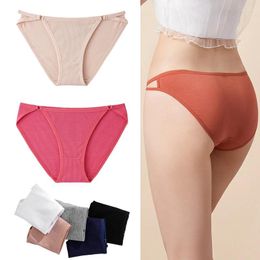 Women's Panties XS-L Sexy Women Underwear Adjustable Buckle Briefs For Female Seamless Panty Double Layer Antibacterial Cotton Lingerie