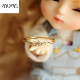 Cluster Rings Grace Austria Crystal 18K Gold Colour Alloy Finger For Women Wedding Engagement Zircon Ring Jewellery