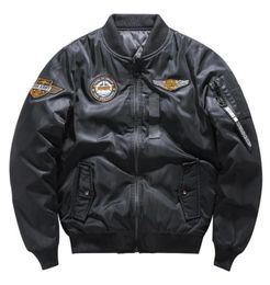 Pelz Pilotkleidung Leder Jacke Leder Leder Men039s Schaffellinterwinterjacke76198856817086