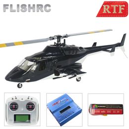 FLISHRC Roban Airwolf 500 Size Helicopter Scale 6CH RC Helicopter GPS with H1 Flight Controller RTF BNF not FLY WING