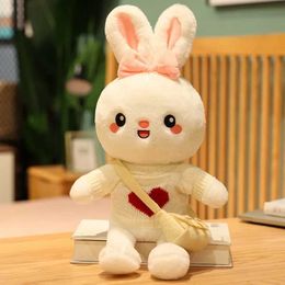 Plush Dolls 45cm Cartoon Cute Rabbit Cosplay Dress Up Plush Toys Stuffed Lovely Animals Doll Soft Baby Pillow for Kids Girls Birthday Gift H240521 RUD2