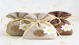 Empty Sachet Bag Drawstring Candy Herbal Tea Package Small Gift Bag Lavender Aromatherapy Flower Cute Bedroom Deodorant Bag6503497